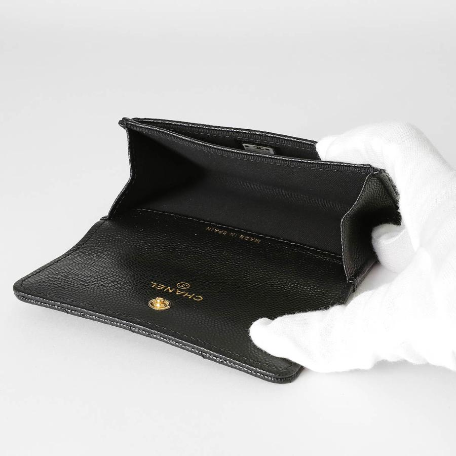 並行輸入 シャネル カードケース キャビアスキン CHANEL FRAGMENT CASE K69GP4AA 19909 | CHANEL | 04