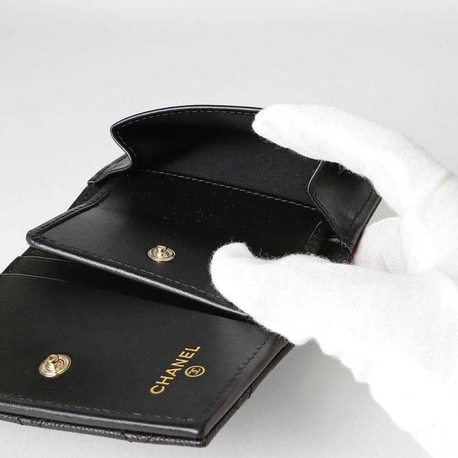 CHANEL（シャネル） 並行輸入 2つ折り財布 キャビアスキン CHANEL