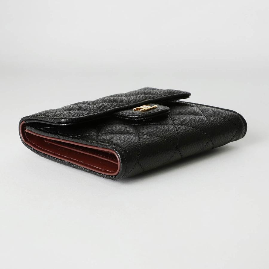 並行輸入 シャネル 2つ折り財布 キャビアスキン CHANEL COMPACT WALLET BK TA2NU926 20296 | CHANEL | 02