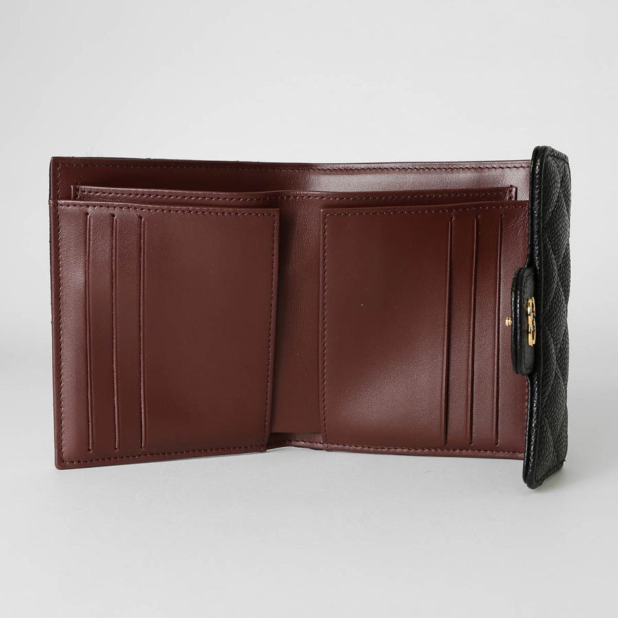 並行輸入 シャネル 2つ折り財布 キャビアスキン CHANEL COMPACT WALLET BK TA2NU926 20296 | CHANEL | 04