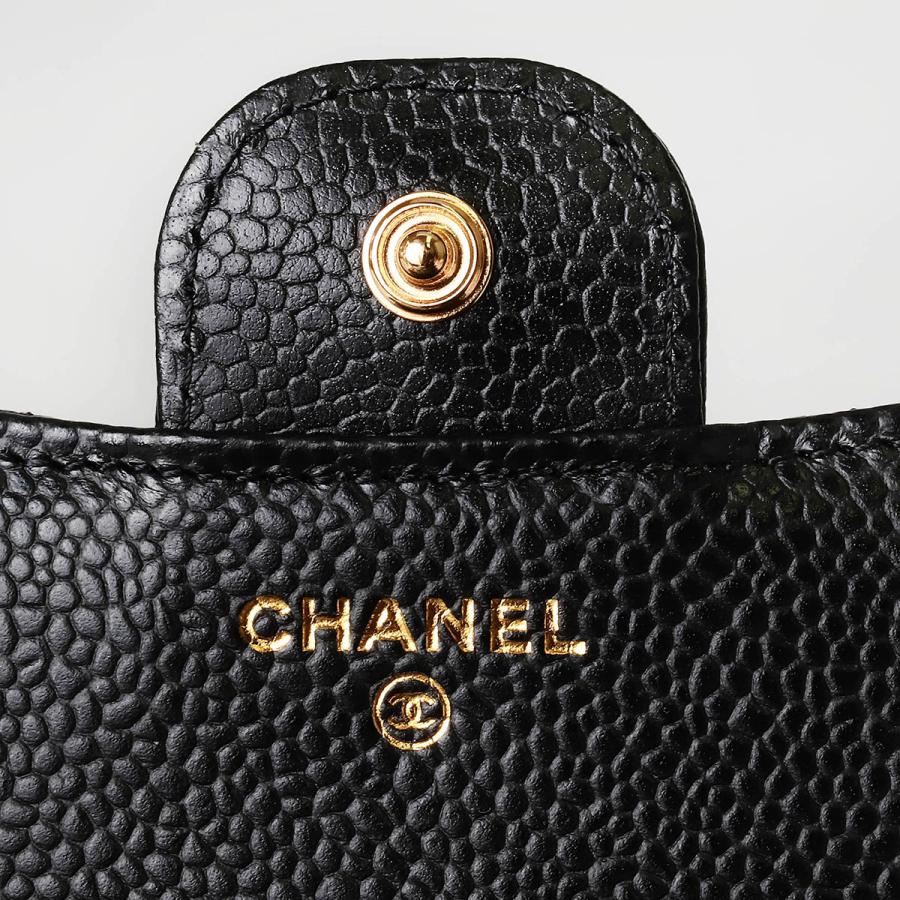 並行輸入 シャネル 2つ折り財布 キャビアスキン CHANEL COMPACT WALLET BK TA2NU926 20296 | CHANEL | 07