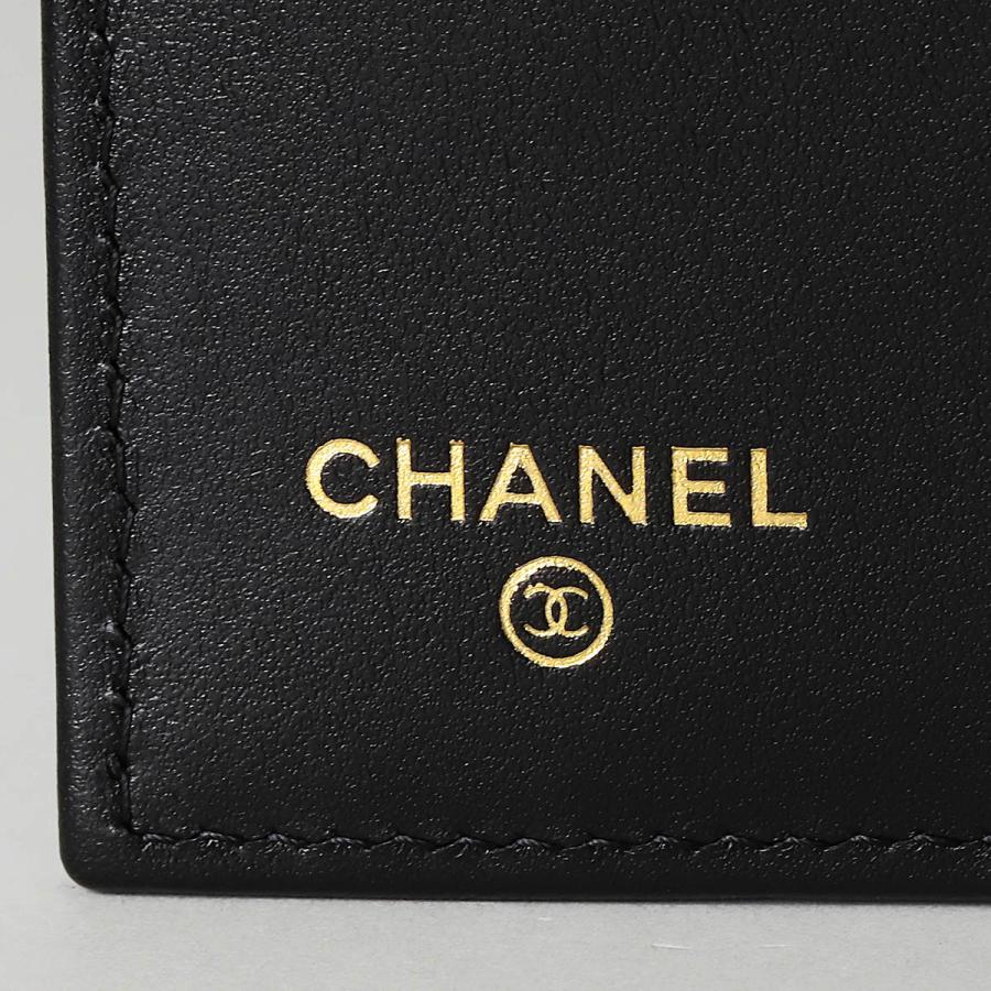 並行輸入 シャネル 2つ折り財布 キャビアスキン CHANEL SMALL WALLET BK AGTX0G58 21252 | CHANEL | 08