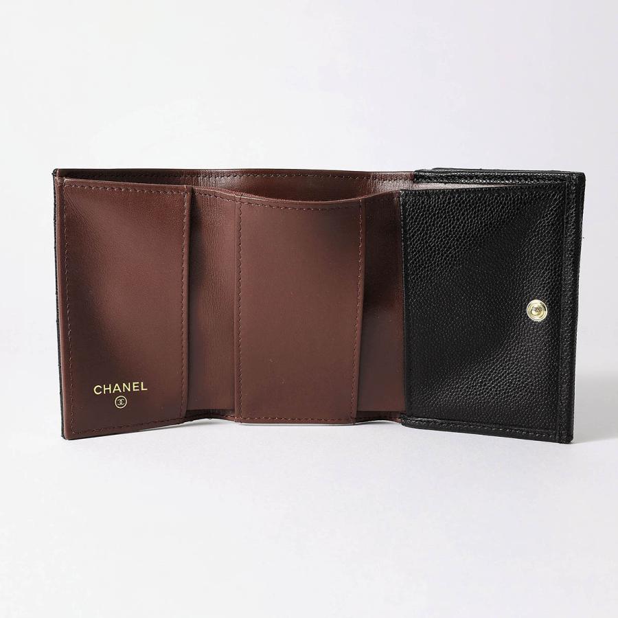 並行輸入 シャネル 3つ折り財布 キャビアスキン CHANEL CLASSIC SMALL FLAP WALLET BK KUNGT0A6 21342 | CHANEL | 04