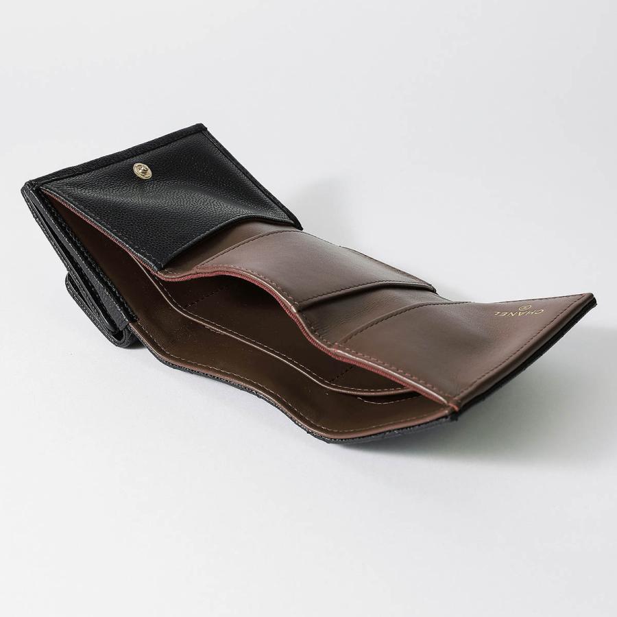 並行輸入 シャネル 3つ折り財布 キャビアスキン CHANEL CLASSIC SMALL FLAP WALLET BK KUNGT0A6 21342 | CHANEL | 05