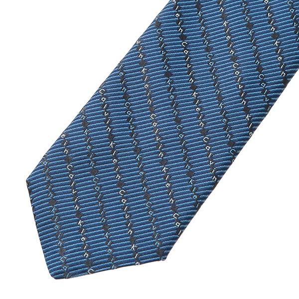 並行輸入 カルバン クライン ネクタイ CALVIN KLEIN シルク 5261R-2メンズ ブルー系 青 | Calvin Klein | 01