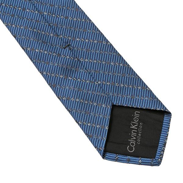 並行輸入 カルバン クライン ネクタイ CALVIN KLEIN シルク 5261R-2メンズ ブルー系 青 | Calvin Klein | 05