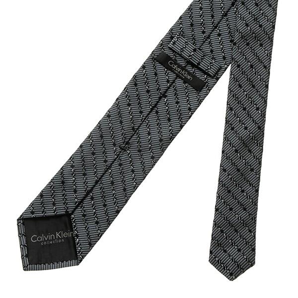 並行輸入 カルバン クライン ネクタイ CALVIN KLEIN シルク 5261R-4メンズ ブラック系 黒 | Calvin Klein | 03
