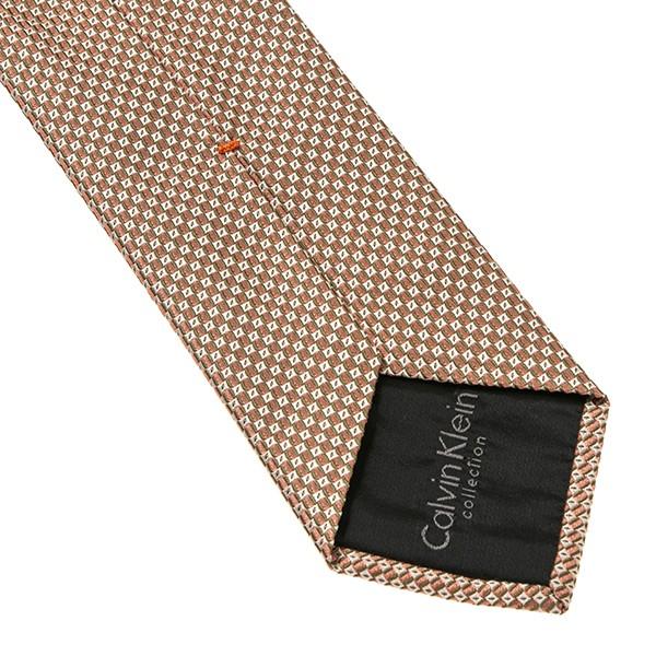 並行輸入 カルバン クライン ネクタイ CALVIN KLEIN シルク 5264R-4メンズ ベージュ系 | Calvin Klein | 05