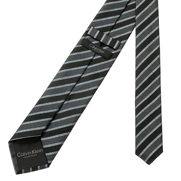 並行輸入 カルバン クライン ネクタイ CALVIN KLEIN シルク 5268R-6メンズ ブラック系 黒 | Calvin Klein | 03