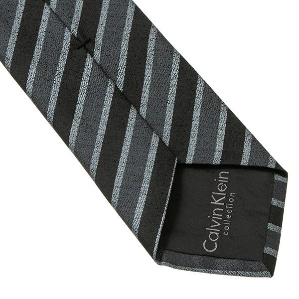 並行輸入 カルバン クライン ネクタイ CALVIN KLEIN シルク 5268R-6メンズ ブラック系 黒 | Calvin Klein | 05