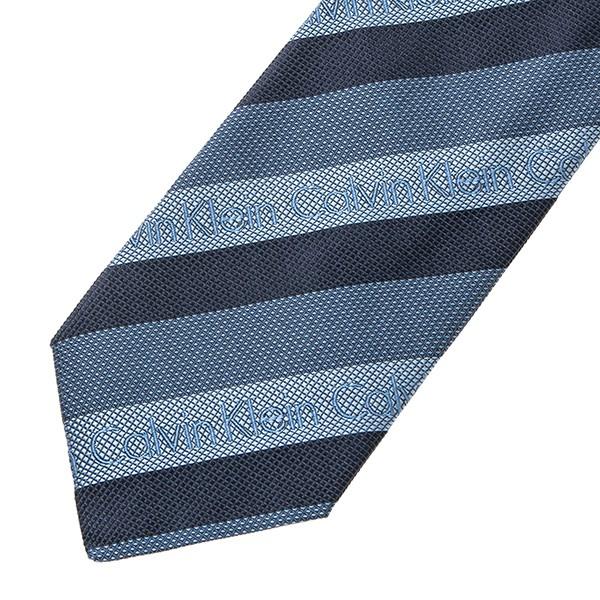 並行輸入 カルバン クライン ネクタイ CALVIN KLEIN シルク 5269R-5メンズ ブルー系 青 | Calvin Klein | 01