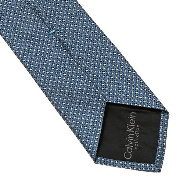 並行輸入 カルバン クライン ネクタイ CALVIN KLEIN シルク 5271R-3メンズ ブルー系 青 | Calvin Klein | 05