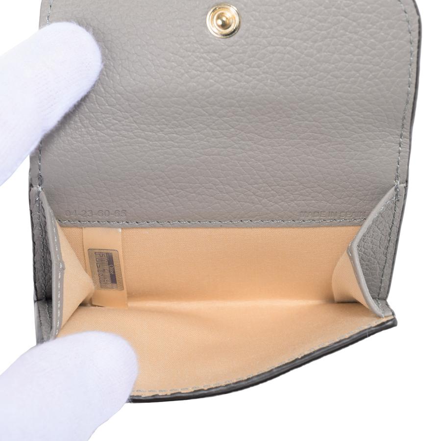 Chloe」 アルファベット 三つ折り 財布 - グレー レディース レビュー 