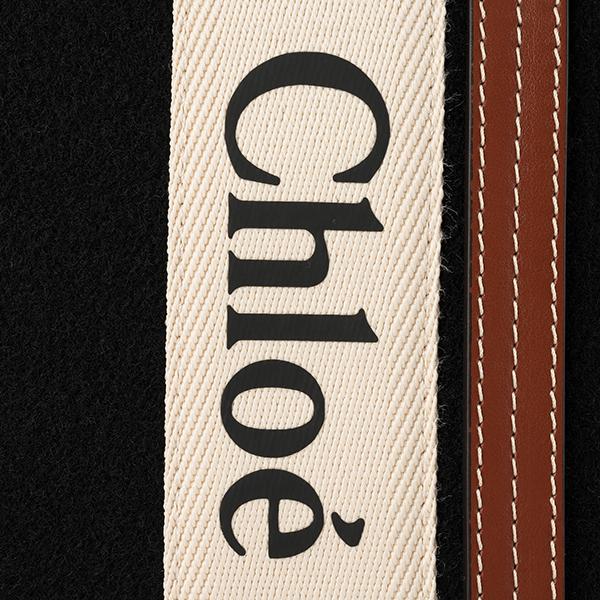 正規品★Chloe★スモールスピントートバッグ BLACK 関税送料込 Chloe クロエ トートバッグ 2WAY/ショルダーバッグ/CHLOE SPIN