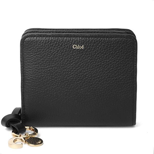 並行輸入 クロエ 2つ折り財布 Chloe アルファベット CHC22WP765F57 001レディース ブラック 黒 | Chloe