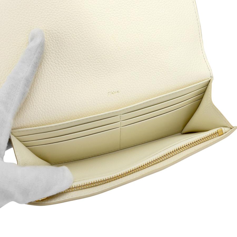 【新品】marmelo マルメロ バレンシアレザー 長財布 アイボリー ホワイト 新品】marmelo マルメロ バレンシアレザー 長財布 アイボリー