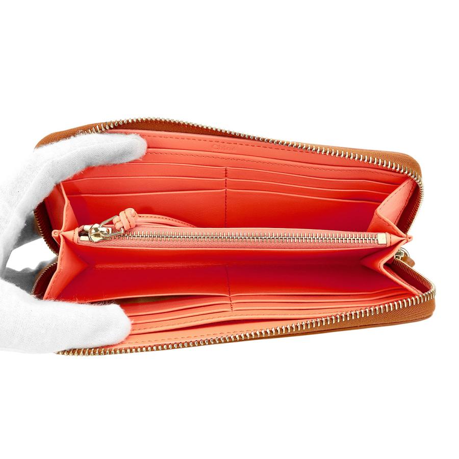 168 極上美品 Chloe クロエ 長財布 ラウンドファスナー Chloe クロエ CHLOE 財布 レディース ラウンドファスナー長財布