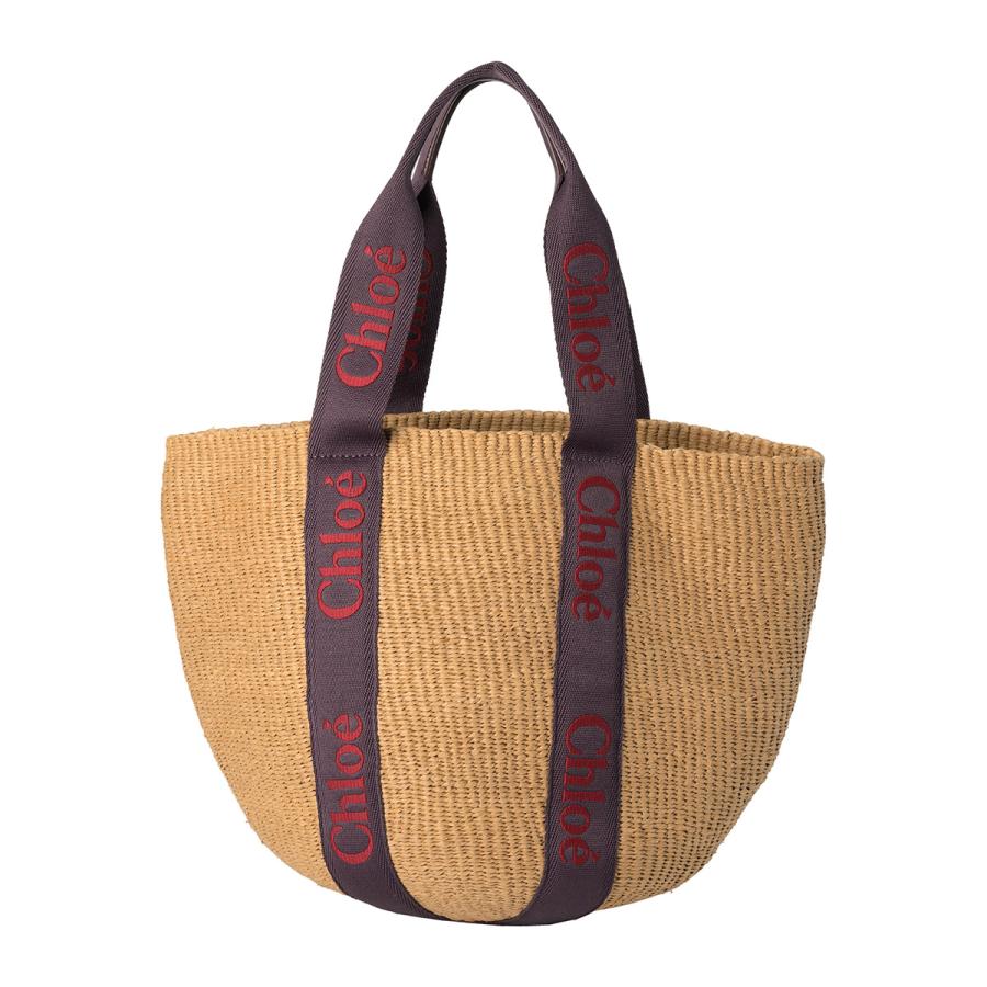 関税込み】ウッディ ミニレザートリムバケットバッグ