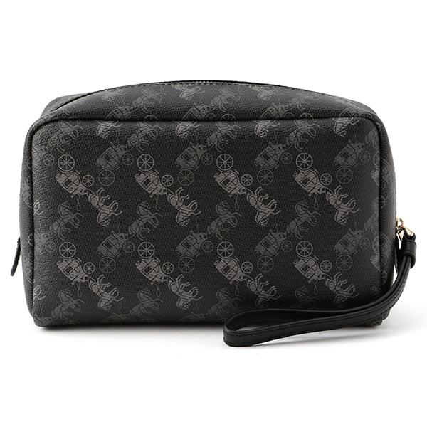 並行輸入 コーチ ポーチ ブラック 黒 COACH 528 IMQBE 爆買 | COACH | 01