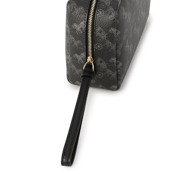 並行輸入 コーチ ポーチ ブラック 黒 COACH 528 IMQBE 爆買 | COACH | 06