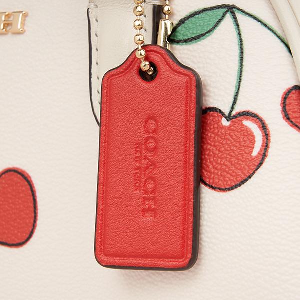 COACH コーチ ハンドバッグ ハート チェリー プリント CF421 IMCAH 
