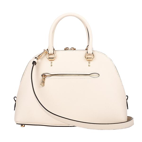 COACH ハンドバッグ ベージュ/ホワイト COACH 並行輸入 コーチ ハンドバッグ クロスグレイン 2553 IMCHK