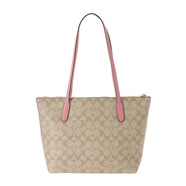 並行輸入 コーチ トートバッグ COACH シグネチャー 4455 IMSDJレディース ベージュ | COACH | 01