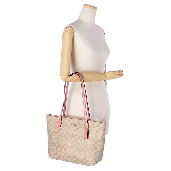 並行輸入 コーチ トートバッグ COACH シグネチャー 4455 IMSDJレディース ベージュ | COACH | 05