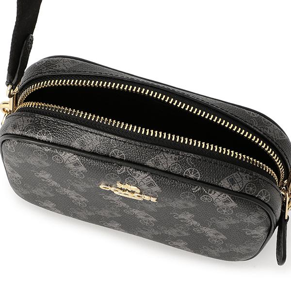 ス*ー様 COACH ブラック ショルダーバッグ COACH ブラック ショルダーバッグ ハンプトンズ ホーボー バッグ