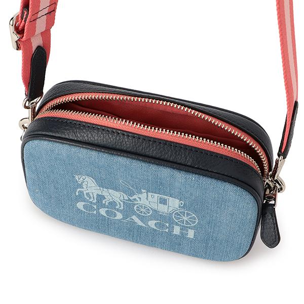 コーチ ショルダーバッグ COACH ホースアンドキャリッジ 90393 SV/DE  