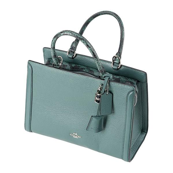 COACH コーチ ハンドバッグ グリーン系 緑系 91036 SVM7Q : ブランド  