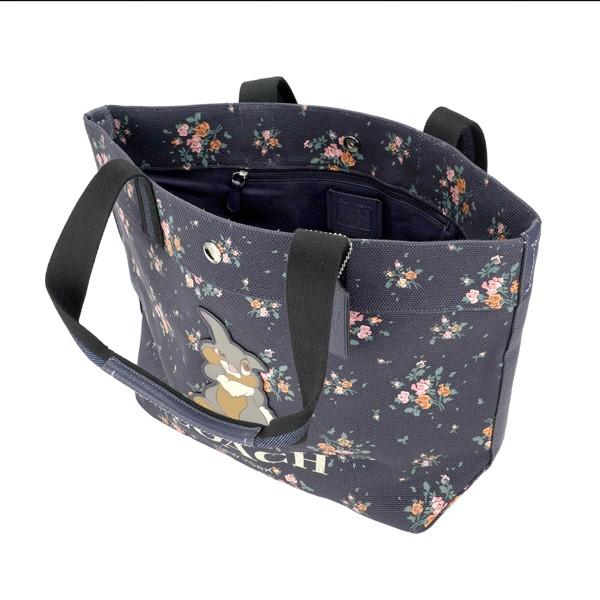 トートバック 希少 レア 新品 コーチ 花柄 バンビ とんすけ トートバッグ