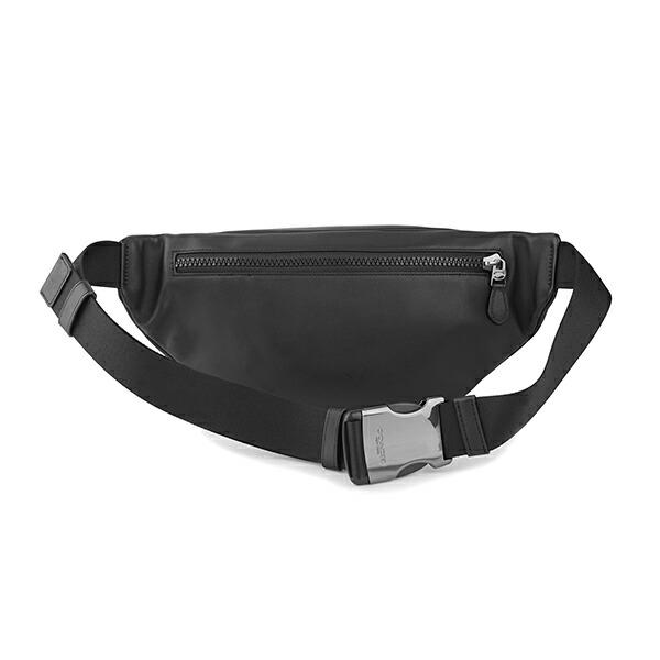 美品＊コーチ ボディバッグ レザー 黒 トラック ベルト バッグ C2716 COACH 国内発送 コーチ バッグ メンズ ボディバッグ レザー
