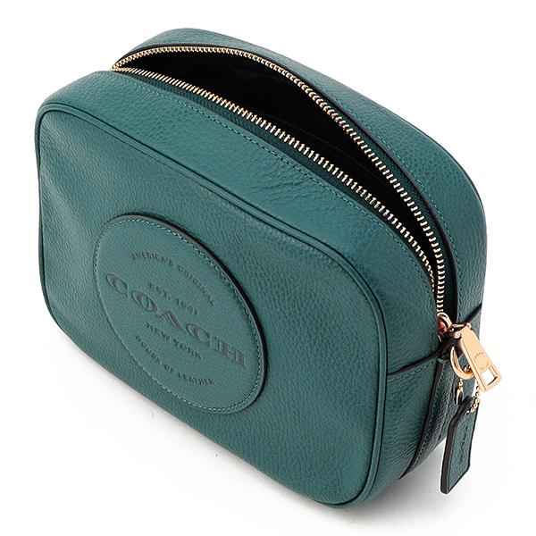 【時間指定不可】 COACH コーチ ショルダーバッグ ブルーグリーン 青緑 C2828 バッグ