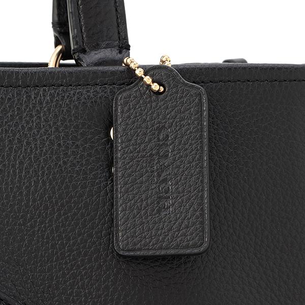 並行輸入 コーチ トートバッグ COACH ぺブルドレザー C3078 IMBLKユニセックス ブラック 黒 | COACH | 07