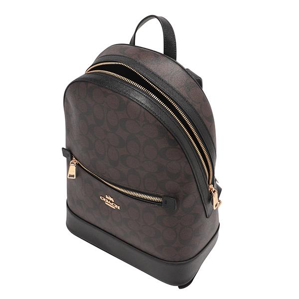 美品✨COACH　リュック　バックパック　レザー　シグネチャー　黄×茶 コーチ リュックサック/バックパック バッグ レディース