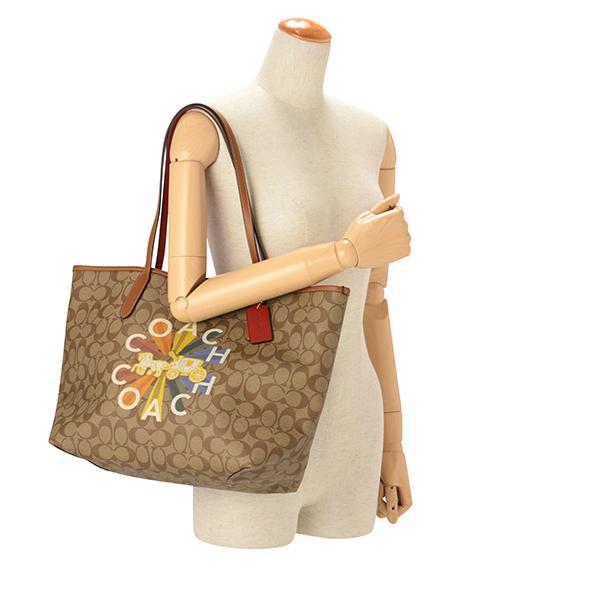 COACH✨コーチ　トートバッグ　シグネチャー　F13977 COACH コーチ トートバッグ レディース シグネチャー トップ