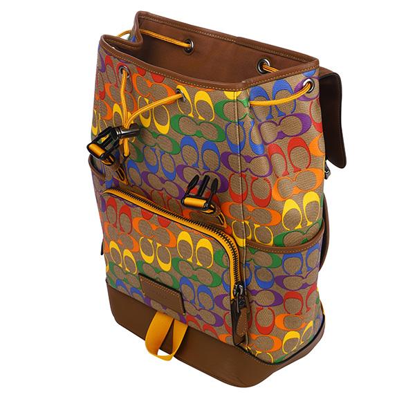 COACH 並行輸入 コーチ リュックサック レインボー シグネチャー C9845