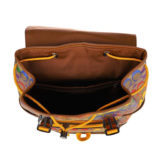 COACH 並行輸入 コーチ リュックサック レインボー シグネチャー