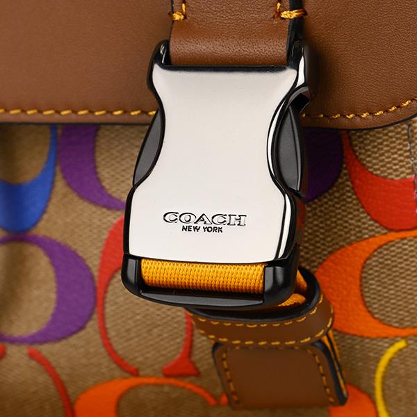 COACH 並行輸入 コーチ リュックサック レインボー シグネチャー