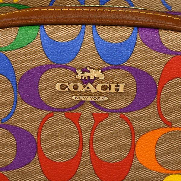 【美品】coach CA140 リュックサック マルチカラー レインボー 美品】coach CA140 リュックサック マルチカラー レインボー