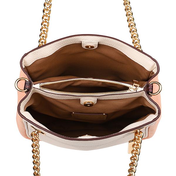 並行輸入 コーチ トートバッグ COACH カラーブロック CA430 IMCAHレディース ホワイト ベージュ ゴールド | COACH | 04