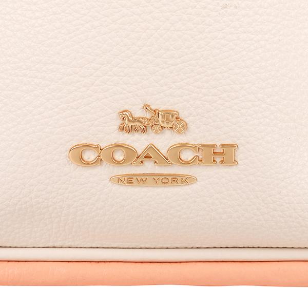 並行輸入 コーチ トートバッグ COACH カラーブロック CA430 IMCAHレディース ホワイト ベージュ ゴールド | COACH | 06