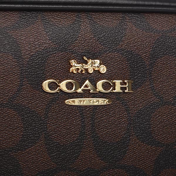 並行輸入 コーチ ショルダーバッグ COACH シグネチャー CA547 IMAA8レディース ブラウン 茶 ブラック 黒 | COACH | 06