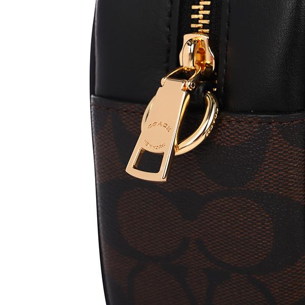 並行輸入 コーチ ショルダーバッグ COACH シグネチャー CA547 IMAA8レディース ブラウン 茶 ブラック 黒 | COACH | 07