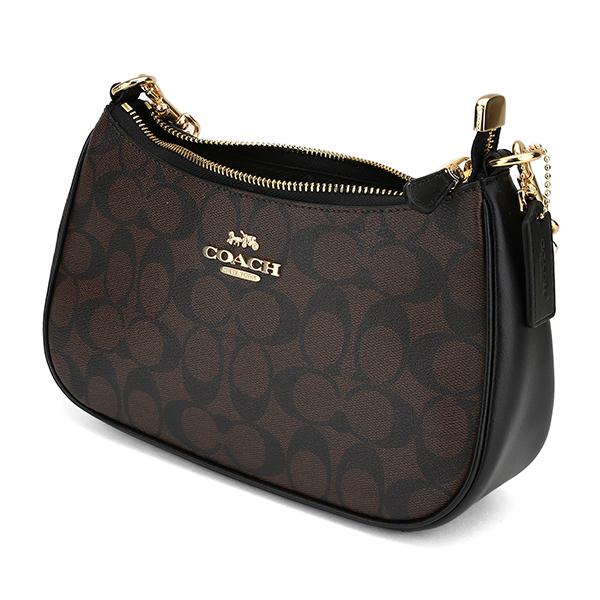 COACH コーチ ワンショルダー　 キャンバス／ シグネチャー／ブラック COACH コーチ ミニシグネチャーワンショルダー ブラック キャンバス