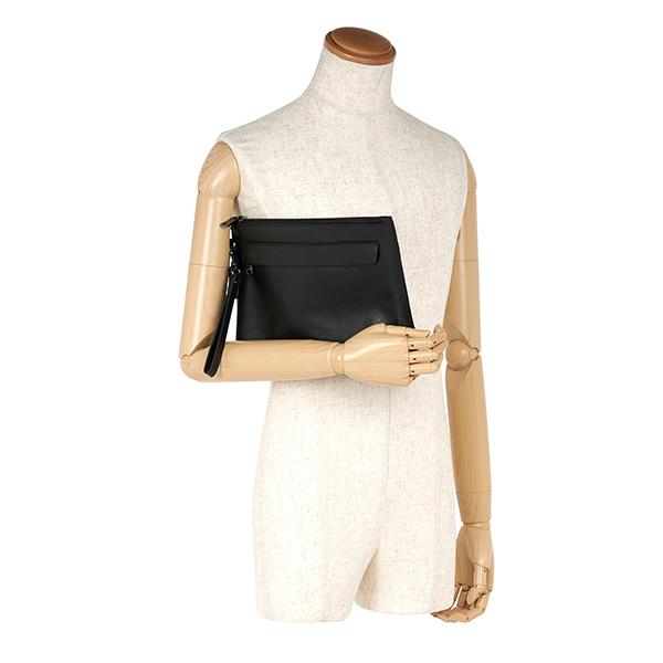 並行輸入 コーチ クラッチ セカンドバッグ COACH ペブルドレザー F28614 BLKメンズ ブラック 黒 | COACH | 05