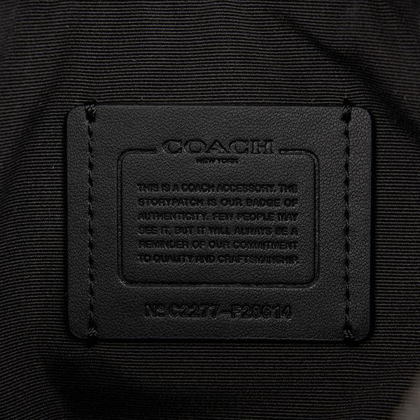 並行輸入 コーチ クラッチ セカンドバッグ COACH ペブルドレザー F28614 BLKメンズ ブラック 黒 | COACH | 08