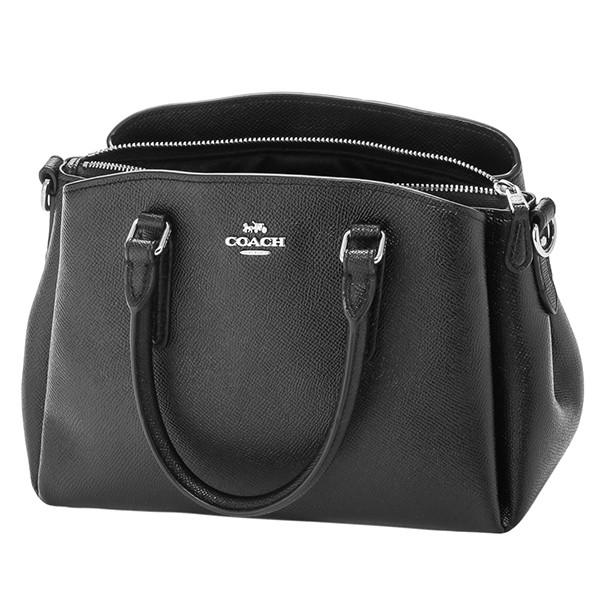 COACH 黒 レザーハンドバッグ COACH 並行輸入 コーチ ハンドバッグ ブラック 黒 F28977 SVBK