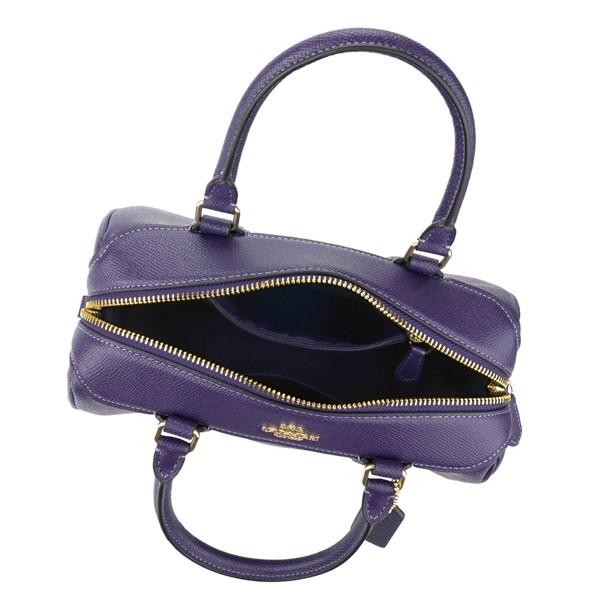 COACH コーチ ハンドバッグ ダークパープル 紫 F32202 IMA2X  